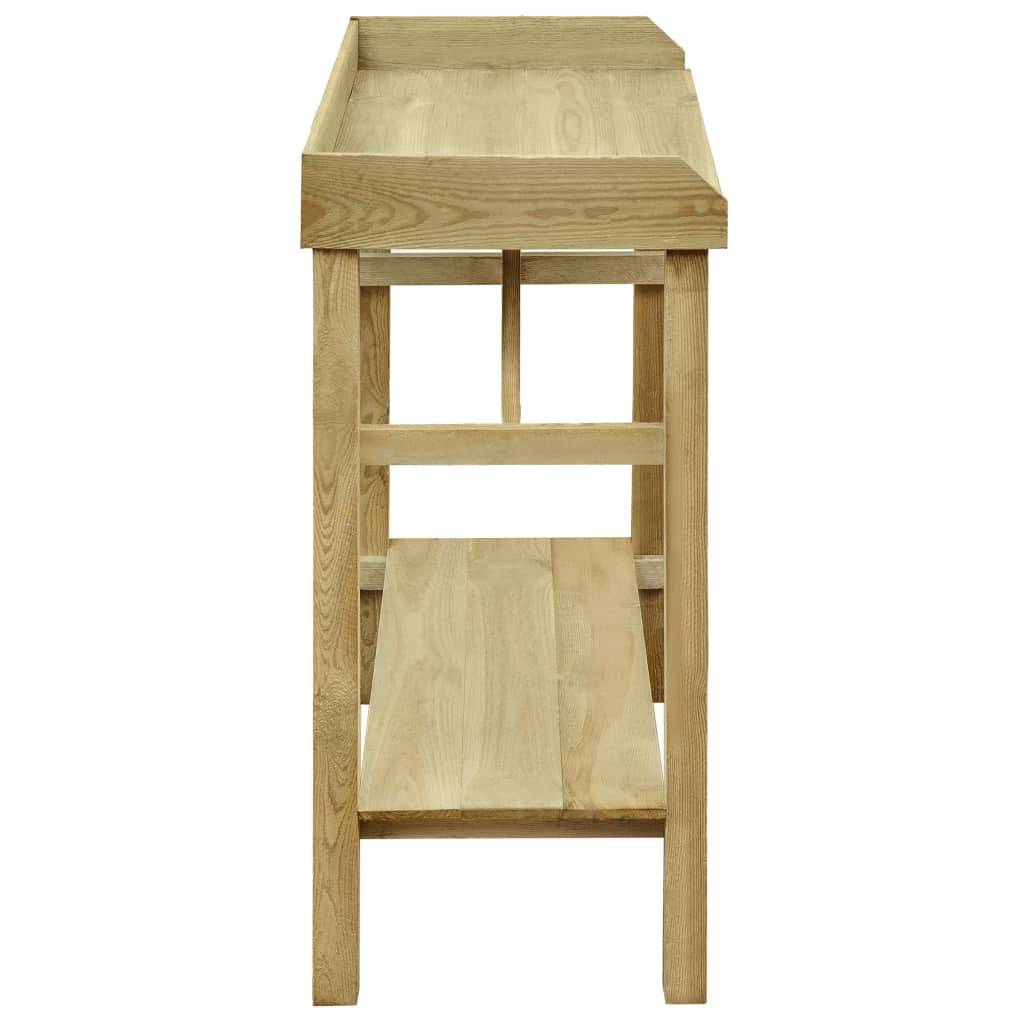 Table de jardinière bois de pin multicolore 75 x 40 x 90 cm - PANGIVO - Image 3