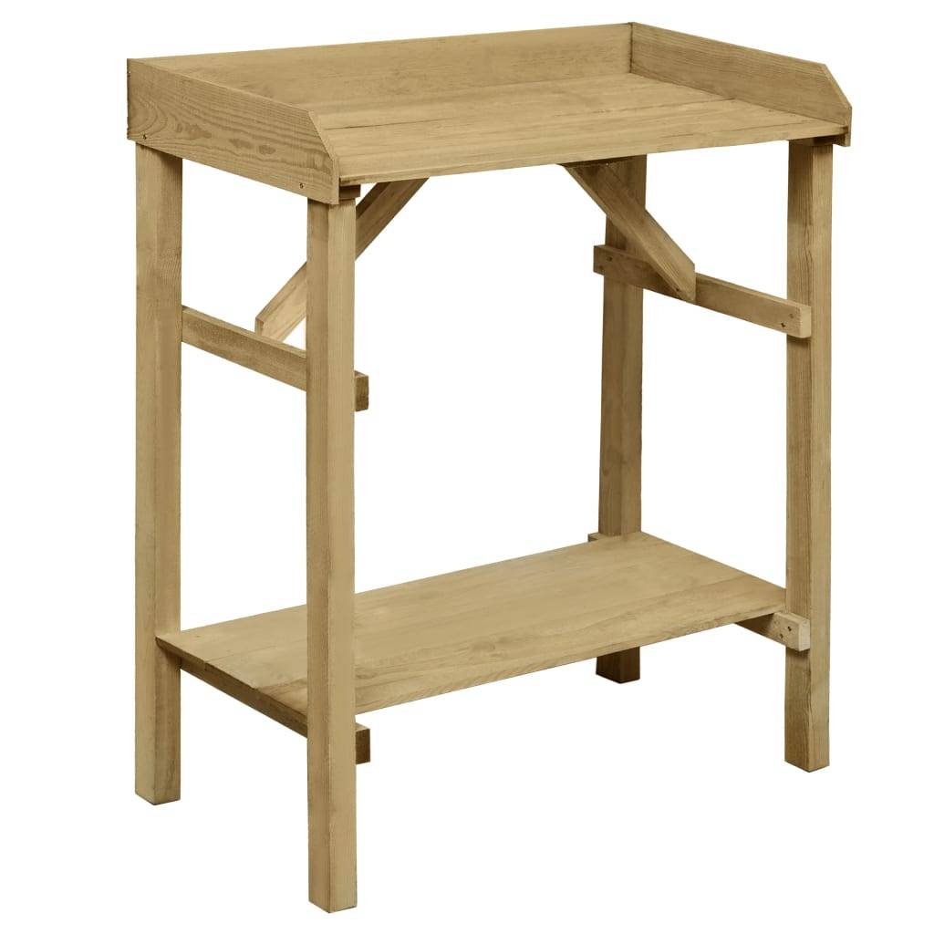 Table de jardinière bois de pin multicolore 75 x 40 x 90 cm - PANGIVO - Image 1