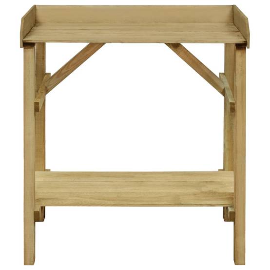 Table de jardinière bois de pin multicolore 75 x 40 x 90 cm - PANGIVO - Image 2