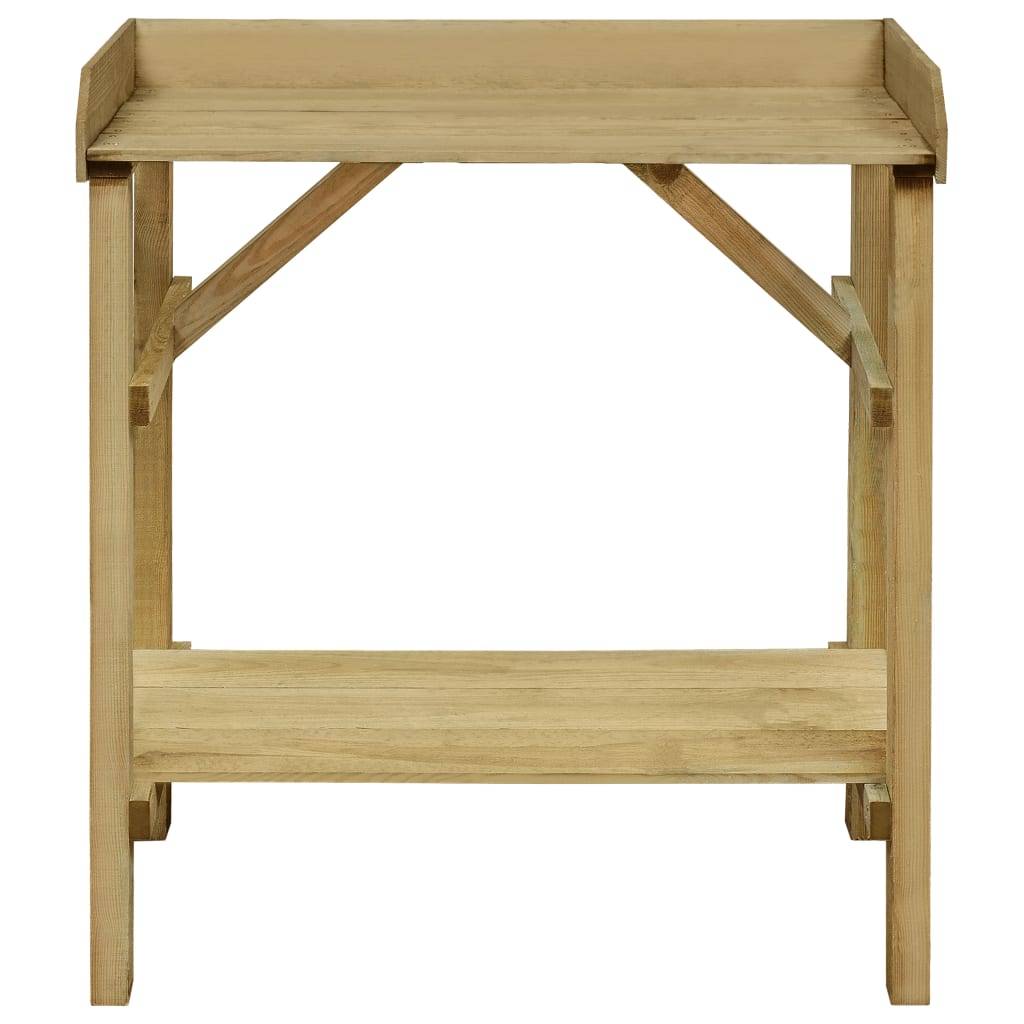 Table de jardinière bois de pin multicolore 75 x 40 x 90 cm - PANGIVO - Image 2