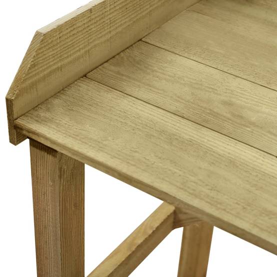 Table de jardinière bois de pin multicolore 75 x 40 x 90 cm - PANGIVO - Image 5