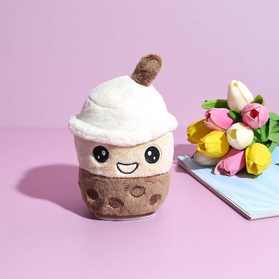 The Concept Factory - Peluche Animée Bubble Tea "Kawaii" 14cm Marron - Image 5