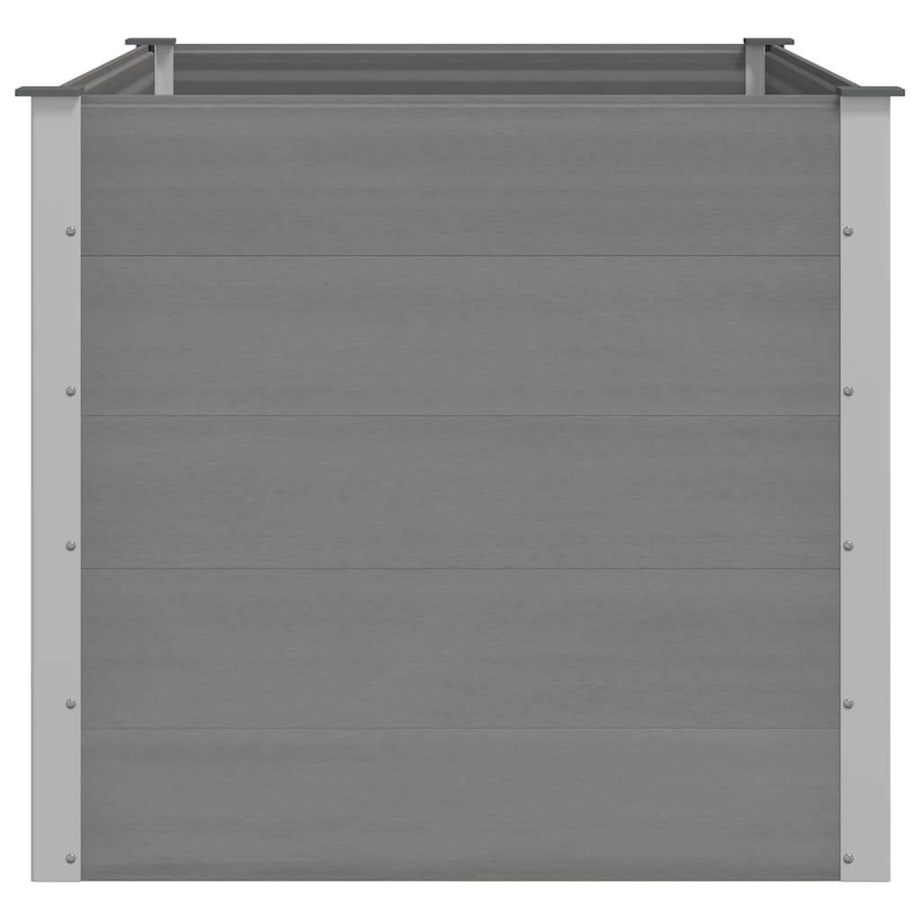 Vidaxl - Lit surélevé de jardin WPC 150x100x91 cm Gris vidaXL 43610 - Image 6