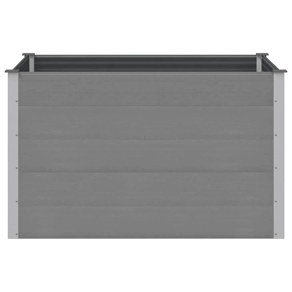 Vidaxl - Lit surélevé de jardin WPC 150x100x91 cm Gris vidaXL 43610 - Image 9