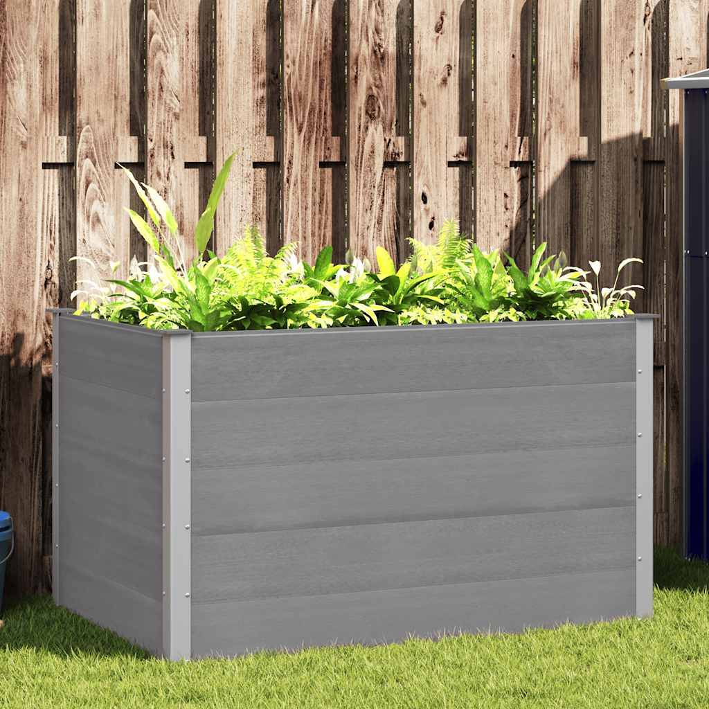 Vidaxl - Lit surélevé de jardin WPC 150x100x91 cm Gris vidaXL 43610 - Image 1