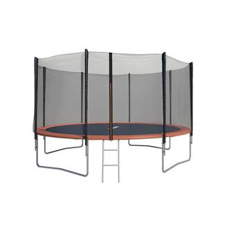 Trampoline Ø 4,27 m avec filet de sécurité et échelle