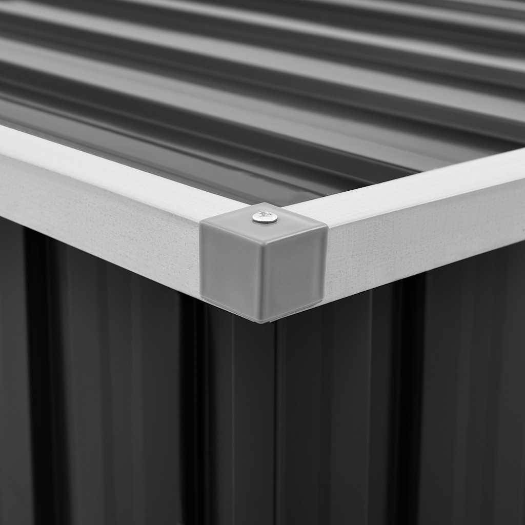 PANGIVO - Coffre de rangement acier galvanisé anthracite 109 x 67 x 65 cm - PANGIVO - Image 9