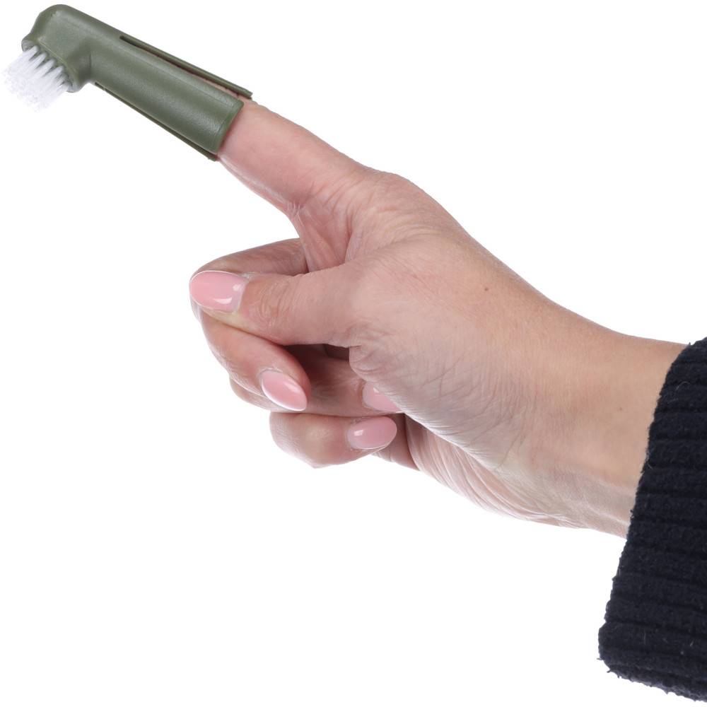Brosse à dents de doigt pour chien - Image 2