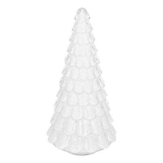 Fééric Lights & Christmas - Sapin de Noël lumineux LED en verre blanc H. 32 cm - Feeric Lights & Christmas - Image 1