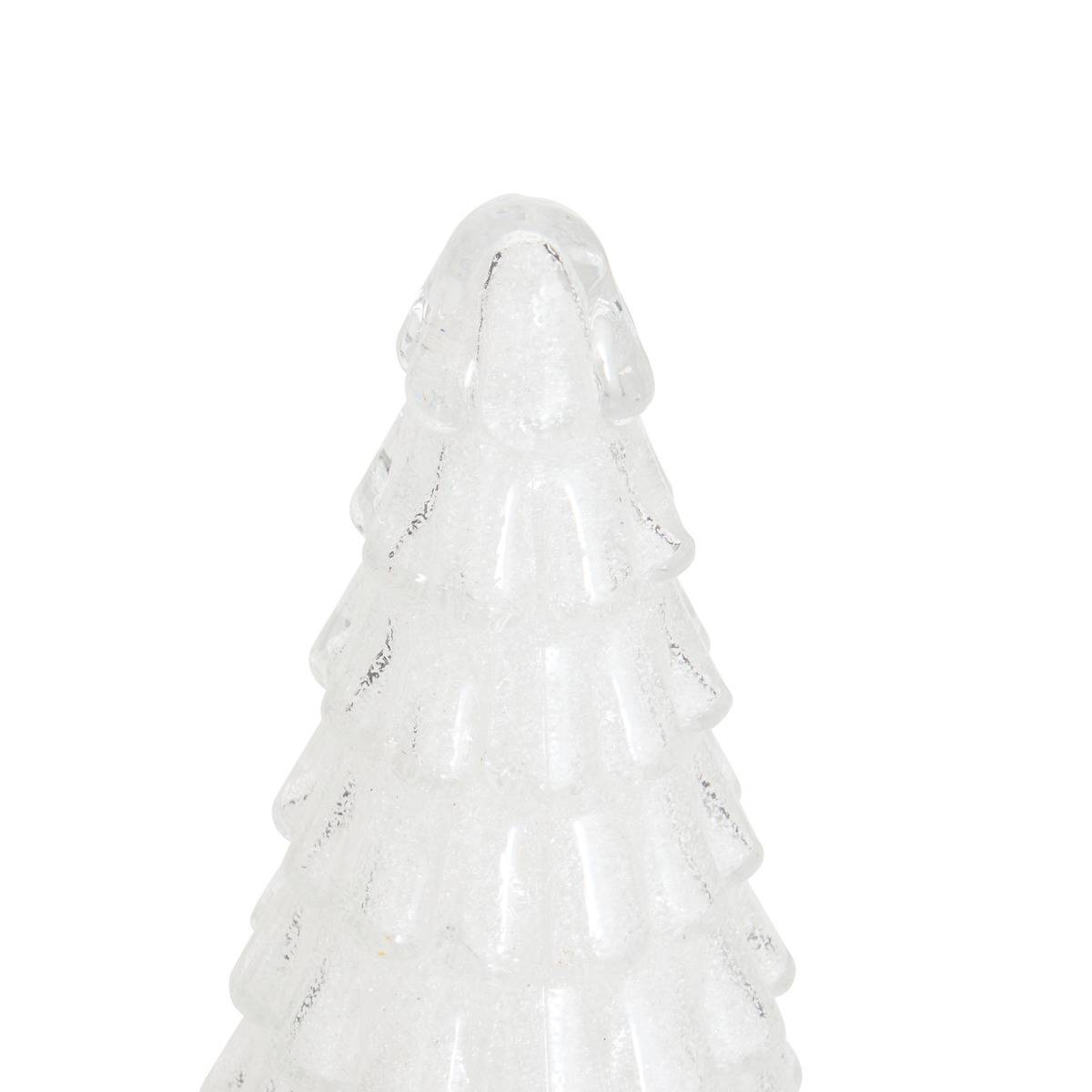 Fééric Lights & Christmas - Sapin de Noël lumineux LED en verre blanc H. 32 cm - Feeric Lights & Christmas - Image 2