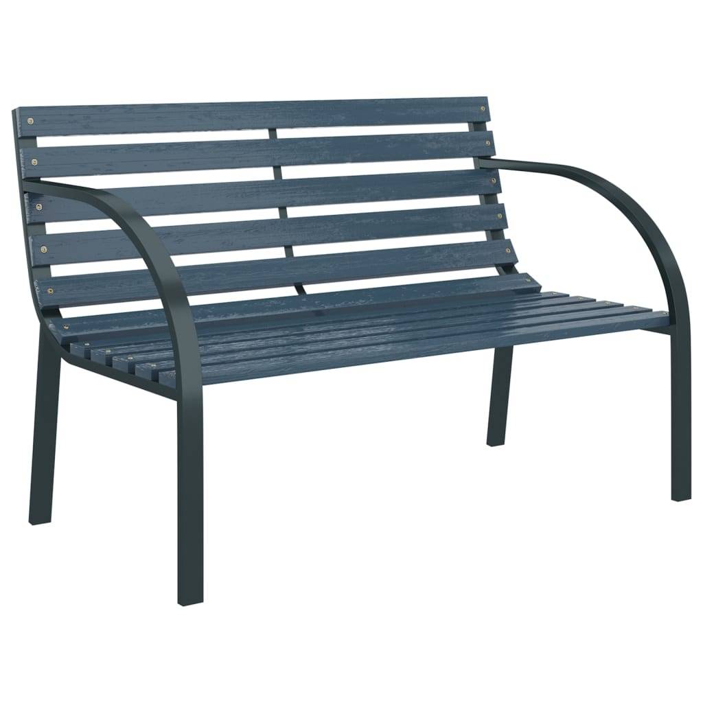 Maison Chic - Banc de jardin - Banc d'extérieur - Banquette 120 cm Gris Bois - Image 1