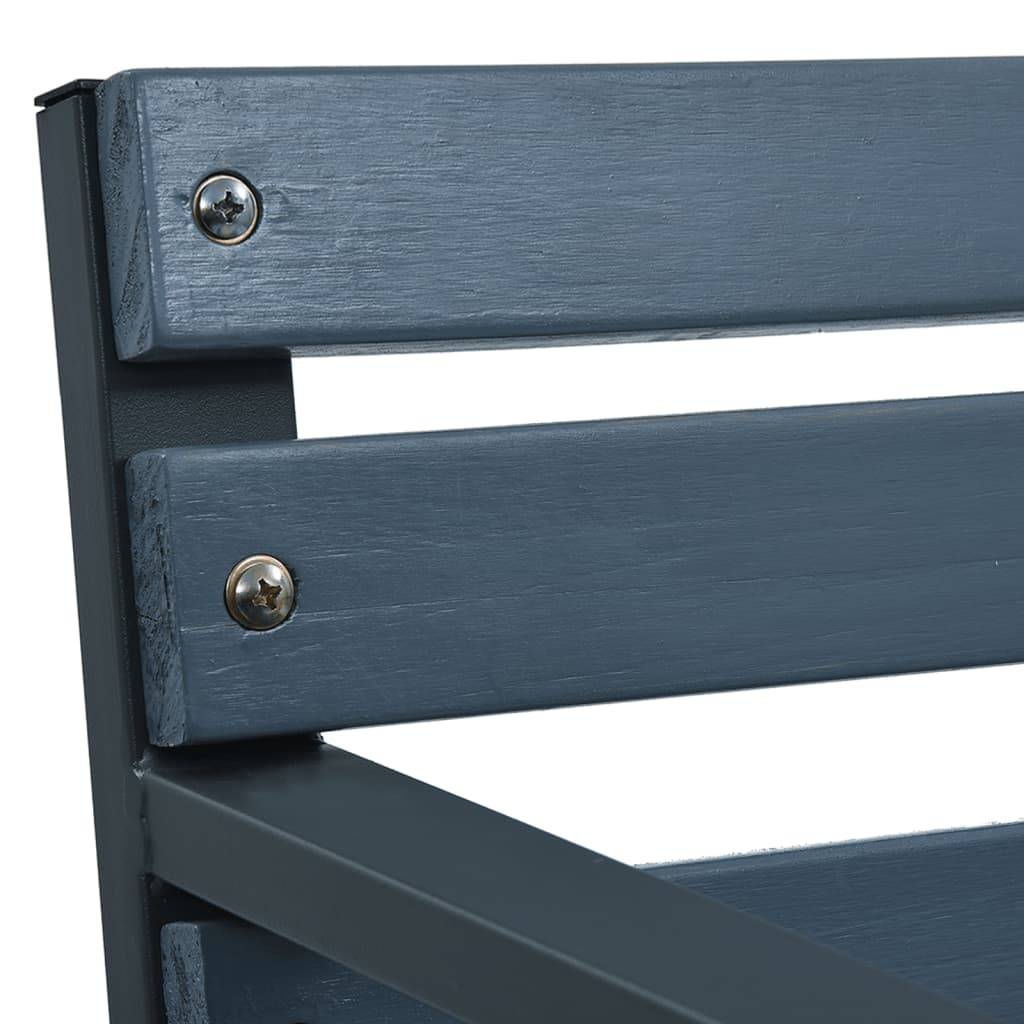 Maison Chic - Banc de jardin - Banc d'extérieur - Banquette 120 cm Gris Bois - Image 6