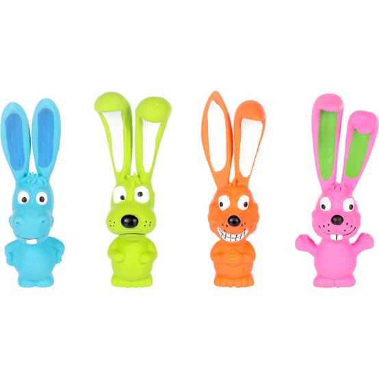 Jouet chien Teeta Âne, Chien, Renard, Lapin 17 cm H vendu a l'unité. - Image 1