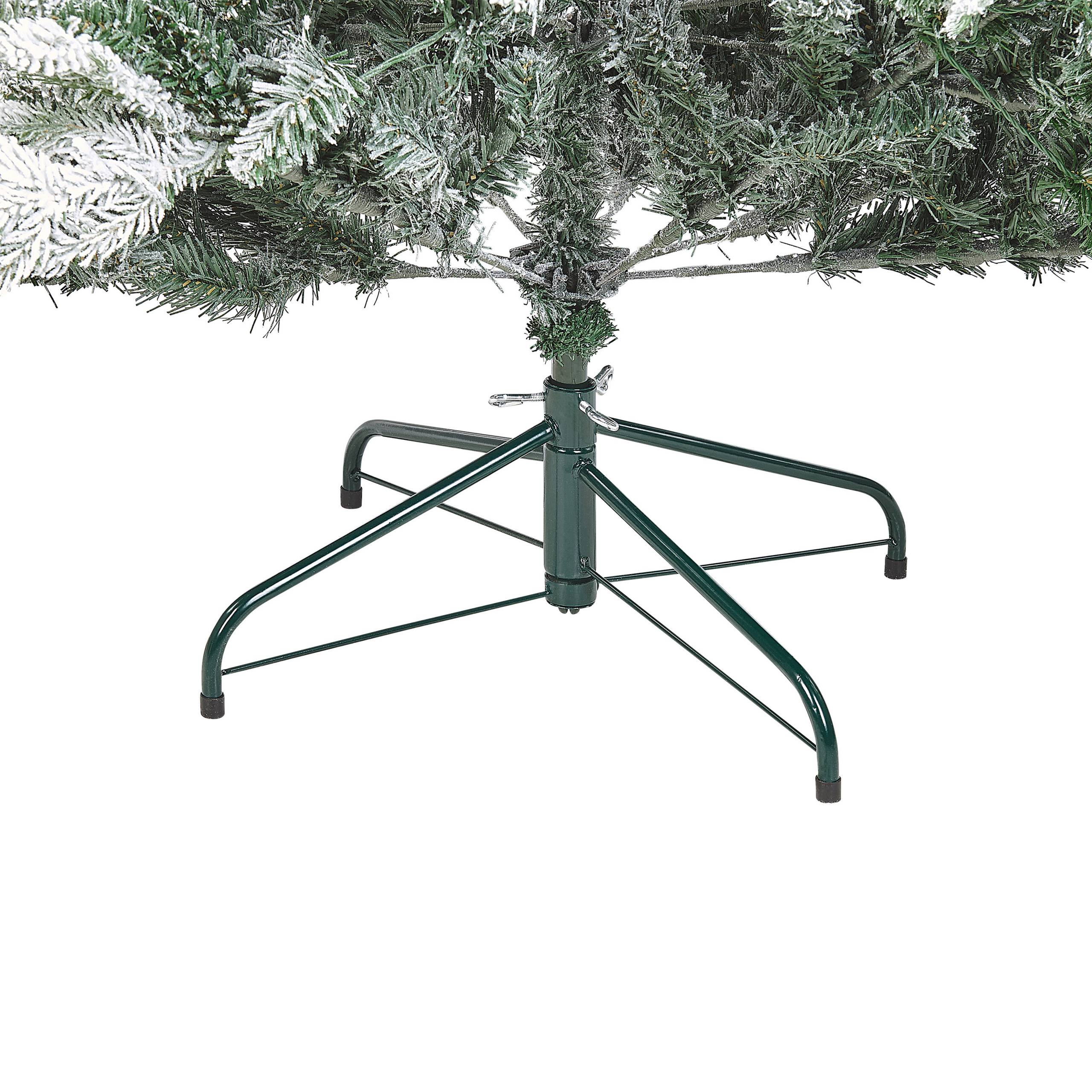 Beliani - Sapin de Noël Matière synthétique Blanc MIETTE - Beliani - Image 6