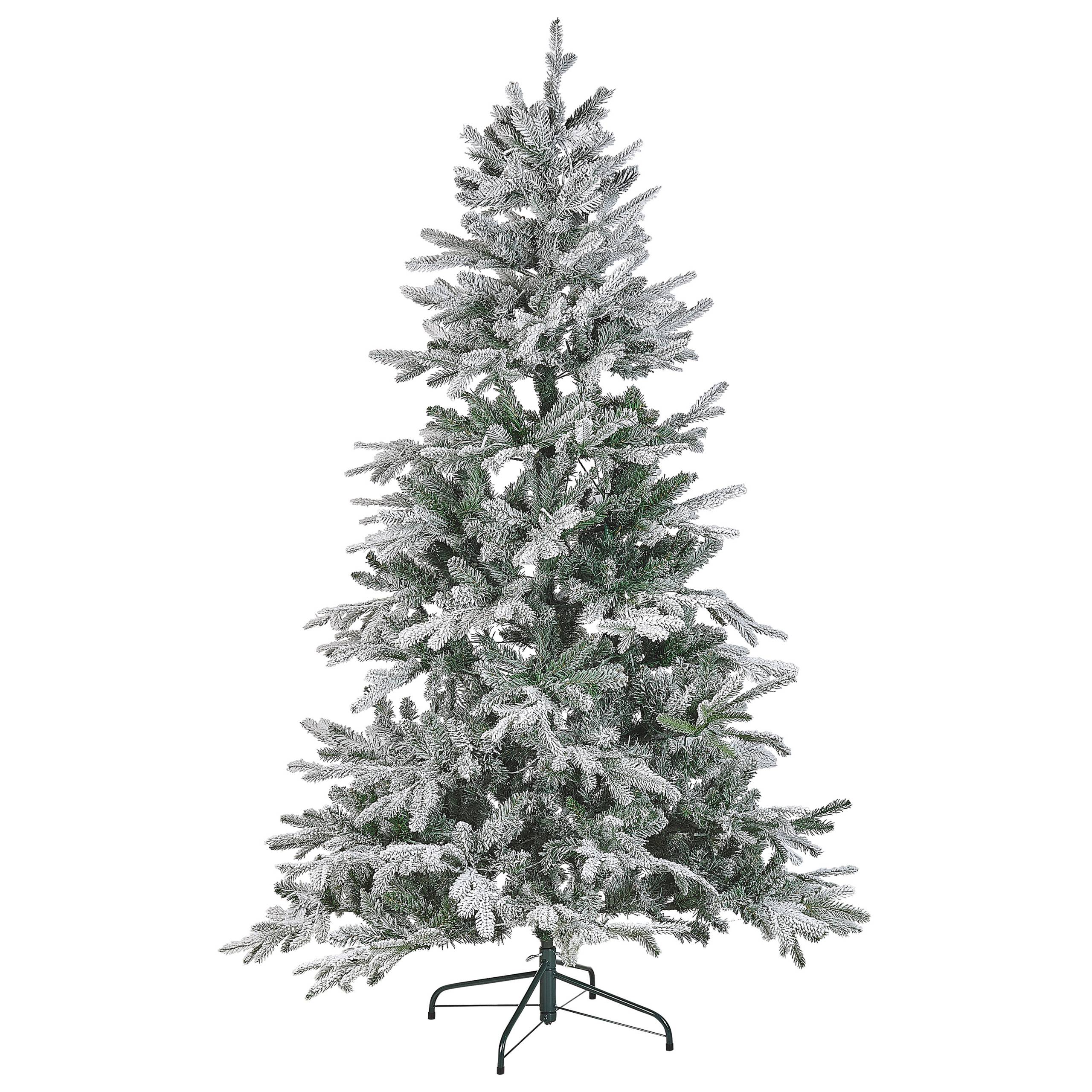 Beliani - Sapin de Noël Matière synthétique Blanc MIETTE - Beliani - Image 4