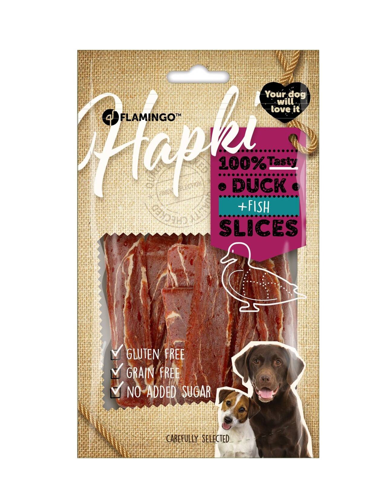 Friandises chien canard & cabillaud tranches 85g - Image 2