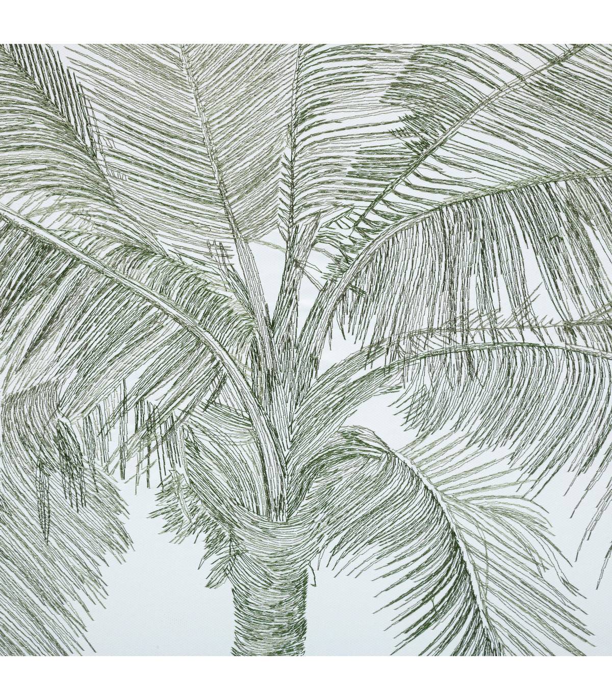 Tableau Toile murale brodée et encadrée Grand Palmier 70 x 50 cm - Image 3