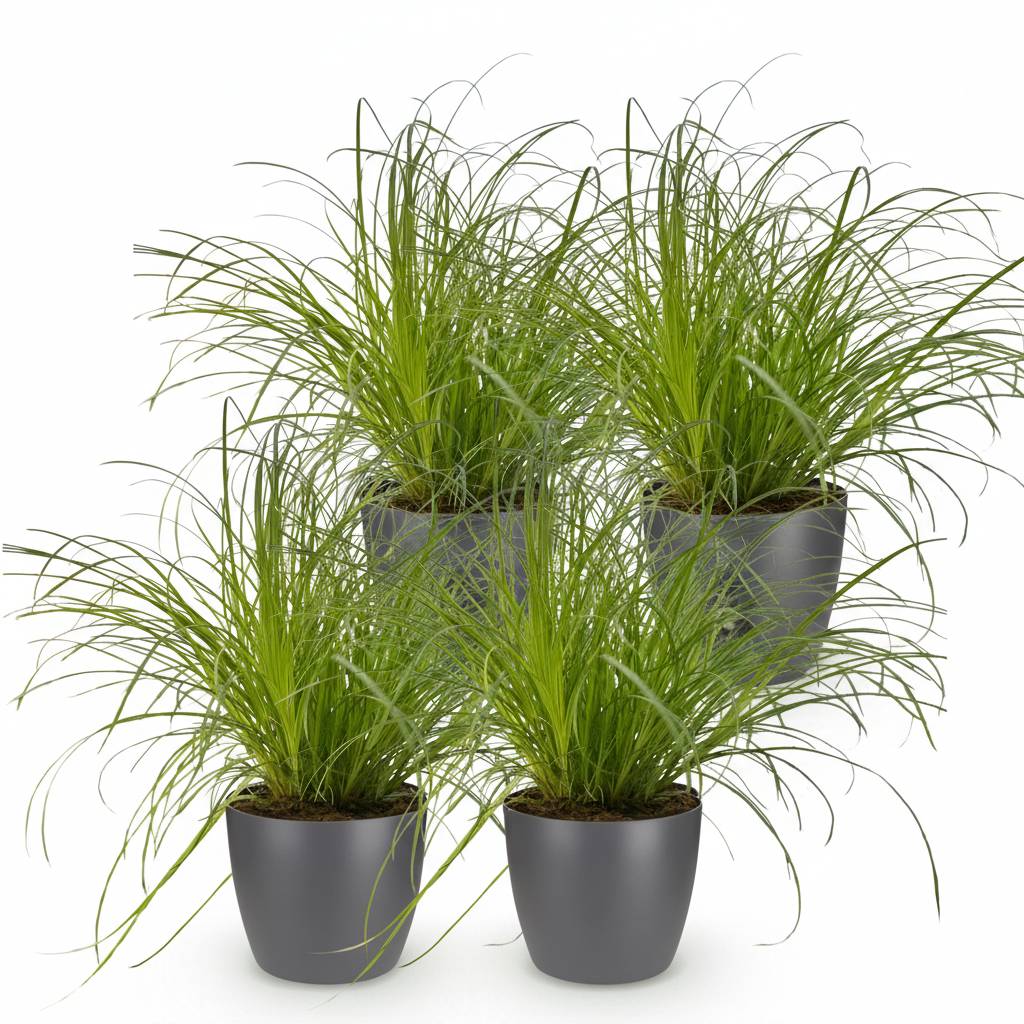 Cyperus alternifolius Zumula - Pet-friendly - Pot de 12cm - Hauteur 20cm - 4 plantes - Gris - Plantes d'intérieur - Image 2