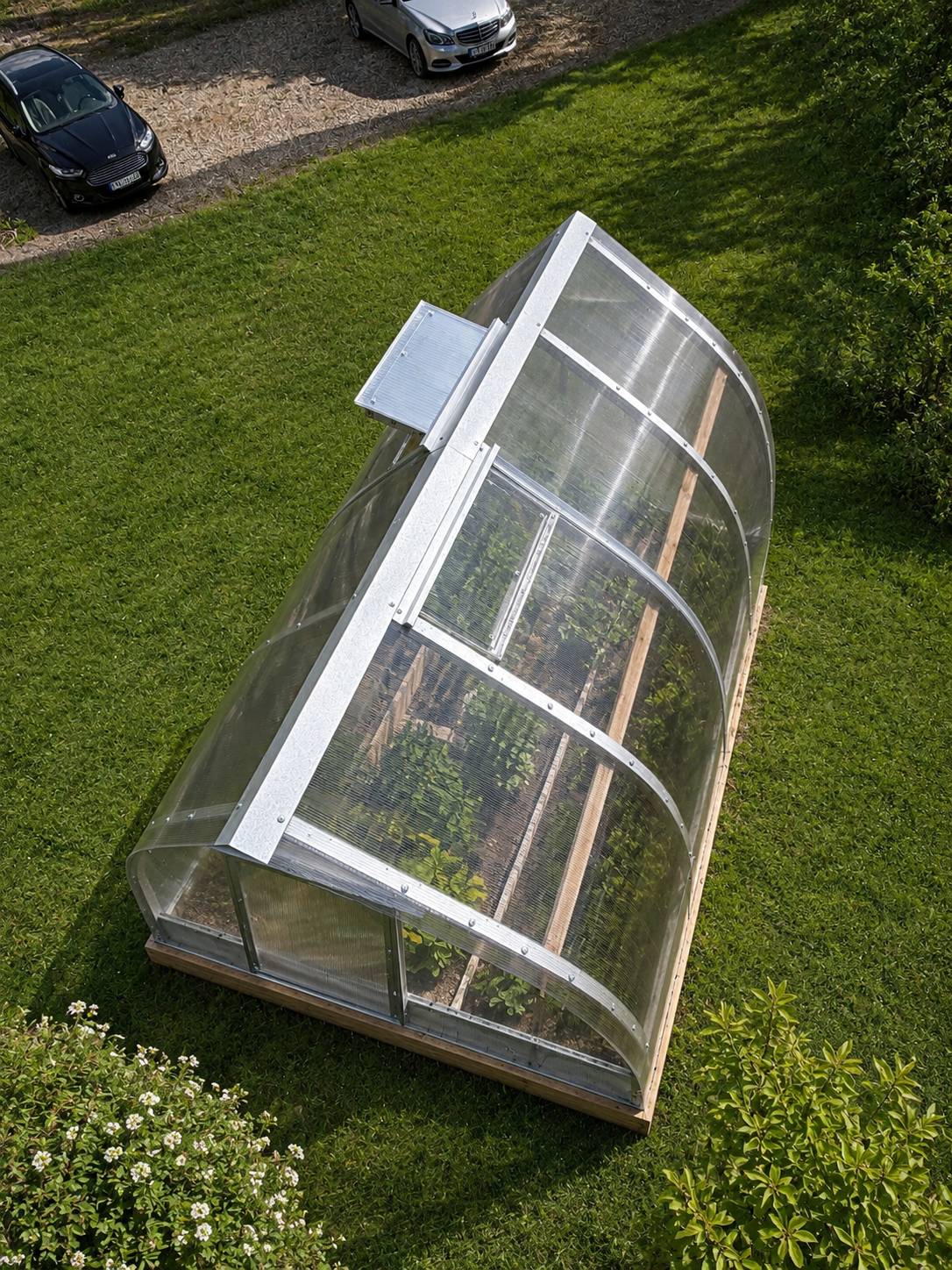 Serre en bois 30m² Norhage Tre 300 Tre 300 - Polycarbonate 10mm - Image 3