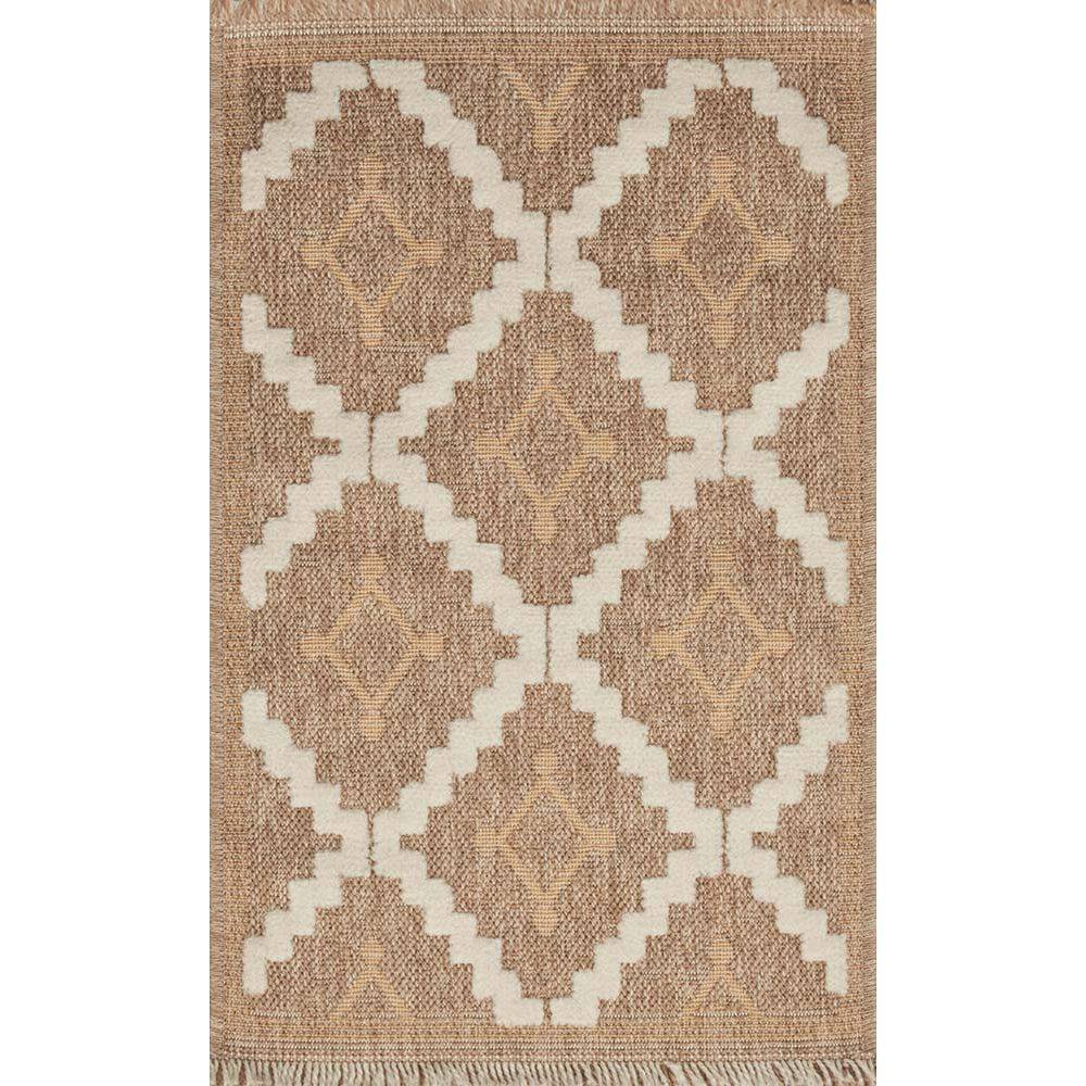 Jardindeco - Tapis intérieur extérieur aspect jute jaune Tijuana 9041 230 x 160 cm - Image 3