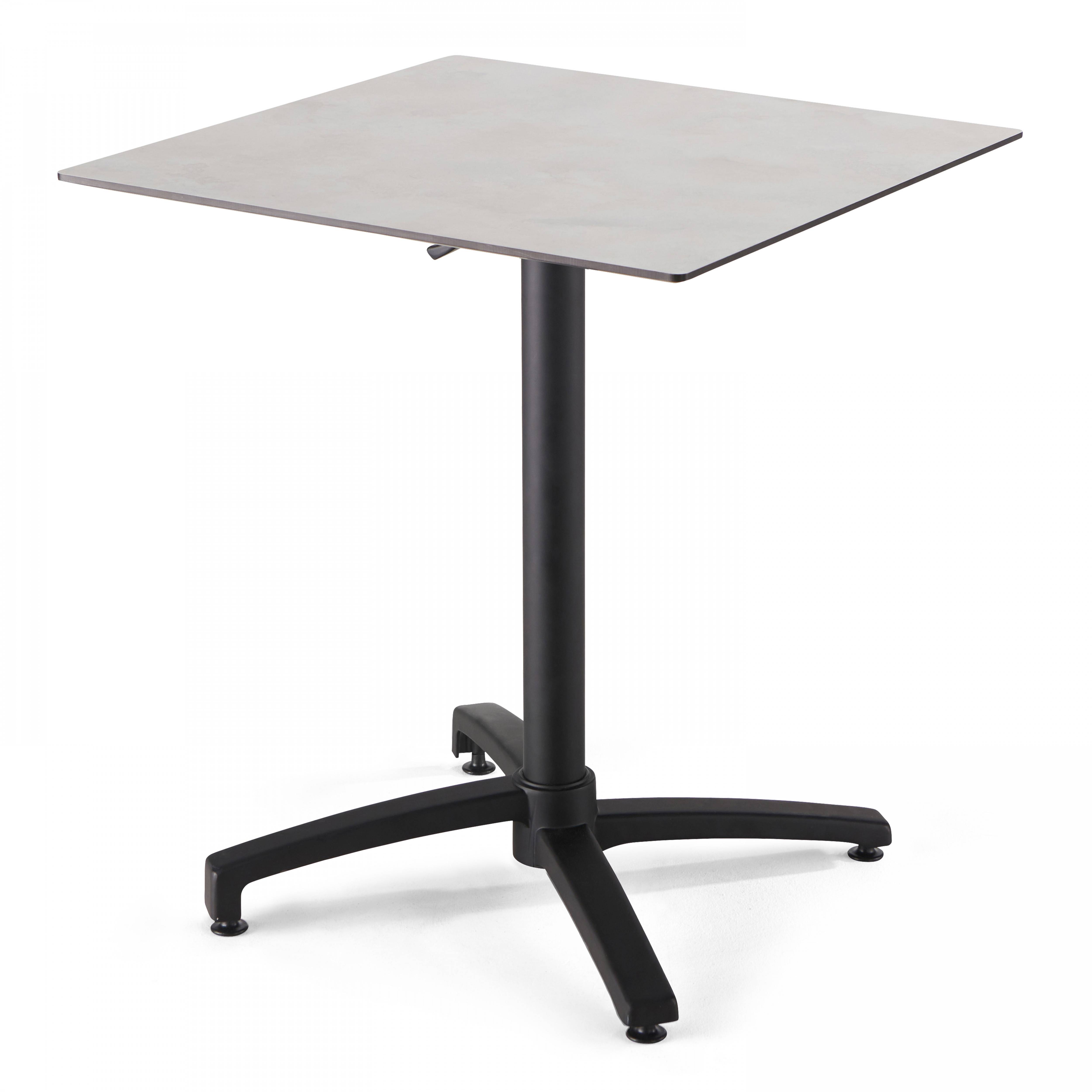 Oviala - Table de terrasse 60 cm inclinable beton gris clair Opéra - Oviala - Image 1