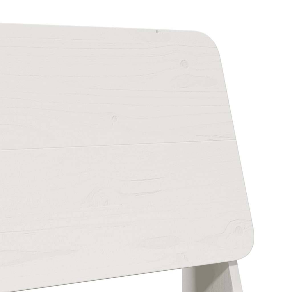 Set de 2 Fauteuils de Jardin Bas en Bois de Pin Massif pour Balcon et Patio Blanc – ComfortXL Outdoor Living - Image 8