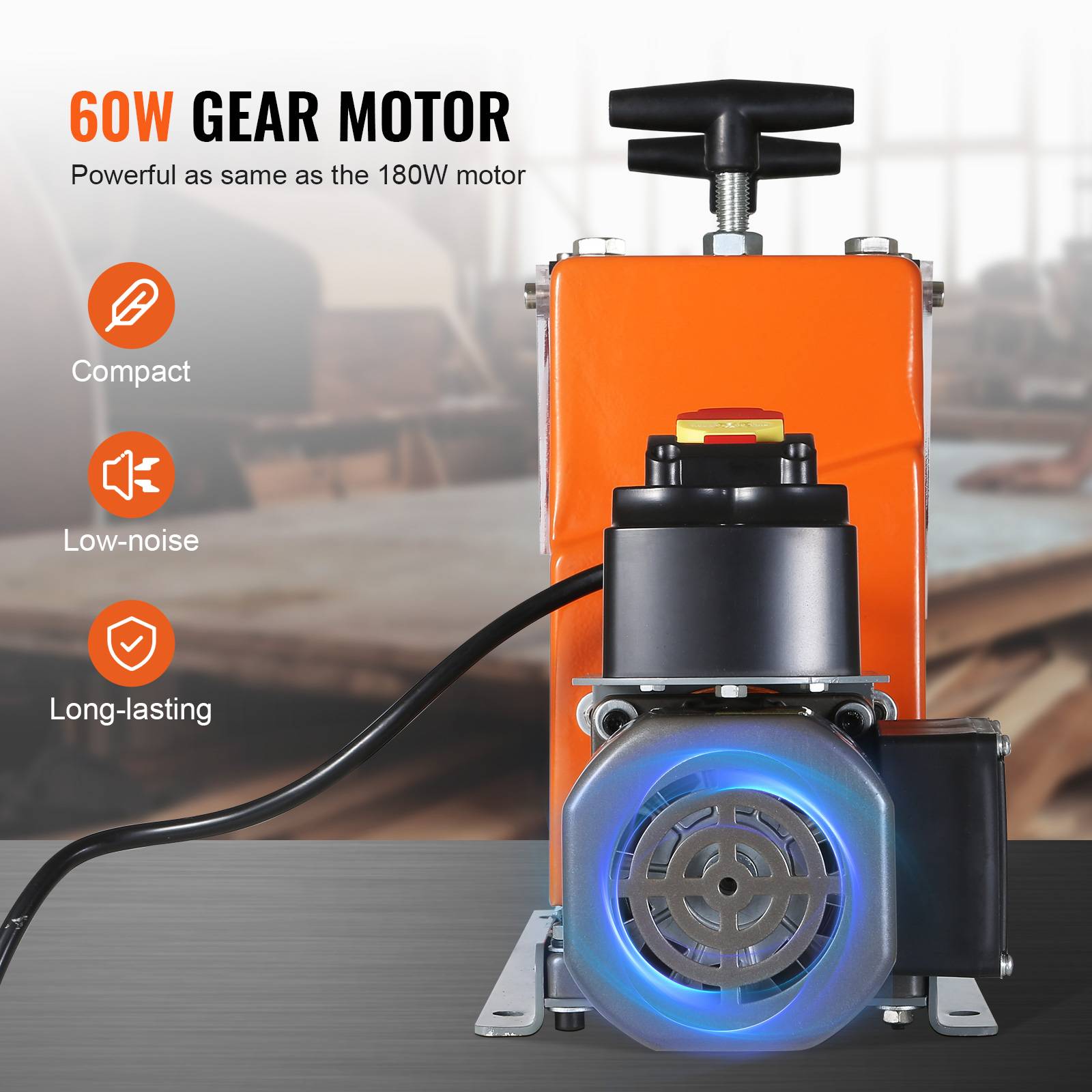 VEVOR Machine à dénuder électrique 1,5-25 mm 60W, auto-motorisée, 6 canaux ronds, 1 plat, recyclage. - Image 3
