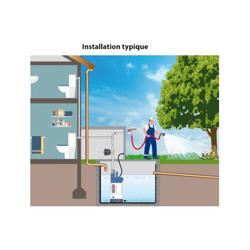 Pompe immergée Pedrollo TOPMULTITECH2 0,55 kW jusqu'à 4,8 m3/h monophasé 220V - fonctionnement automatique - Image 4