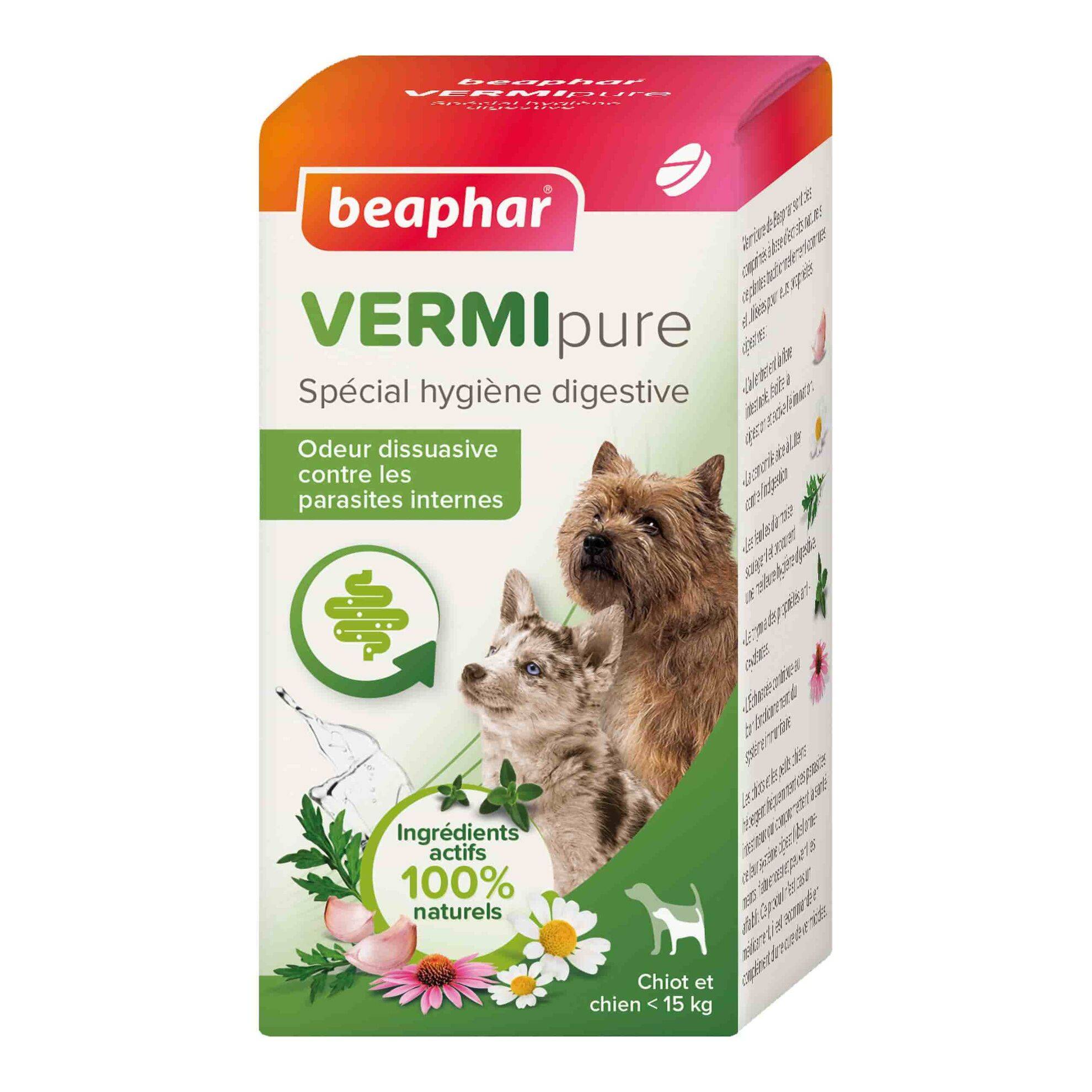 Vermipure Beaphar comprimés : chiot et petit chien BEAPHAR