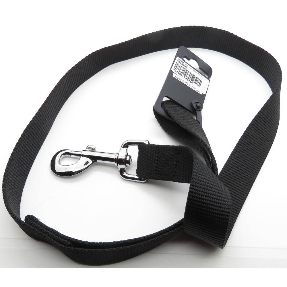 Zolux - Laisse nylon 1 m x 25 mm noir pour chien - Image 3