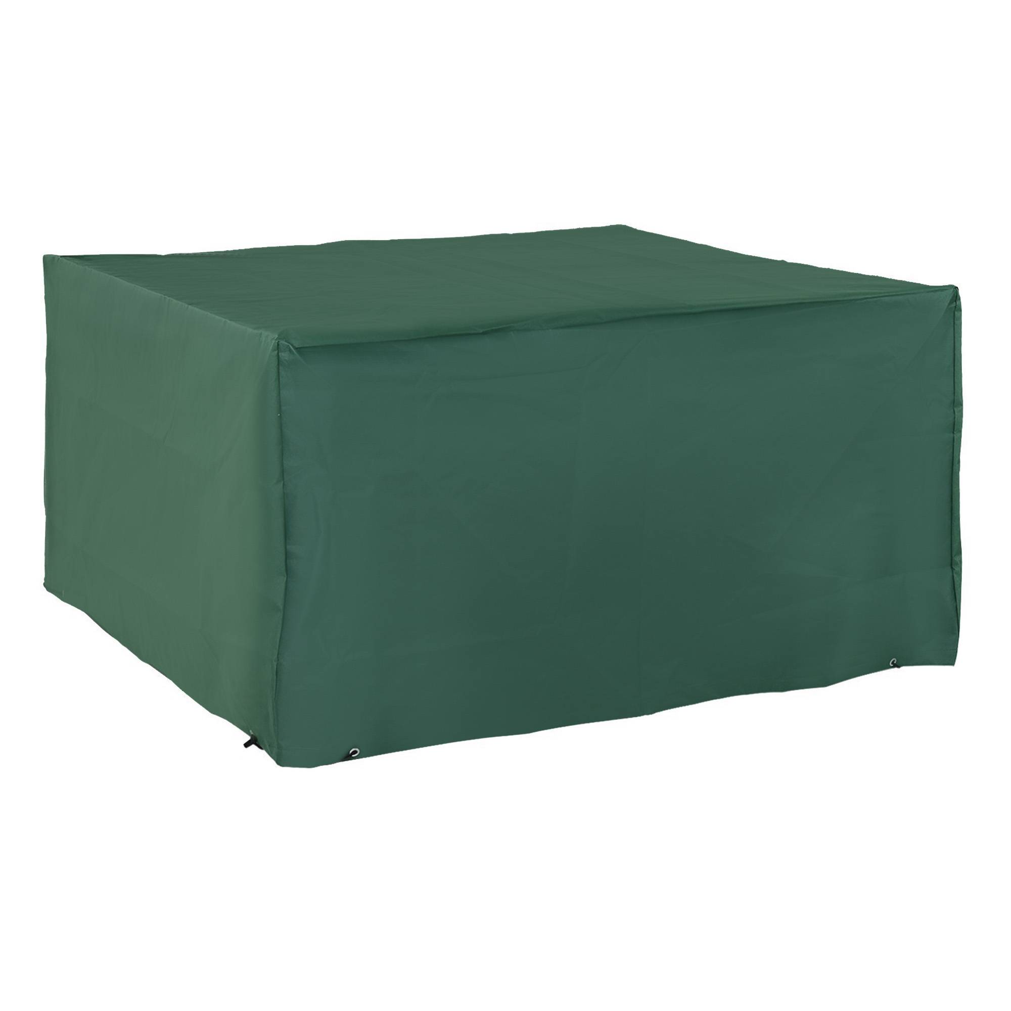 ComfortXL - Housse mobilier de jardin Oxford 600D verte 135 x 135 x 75 cm protection pluie neige UV avec cordon solide - Image 9