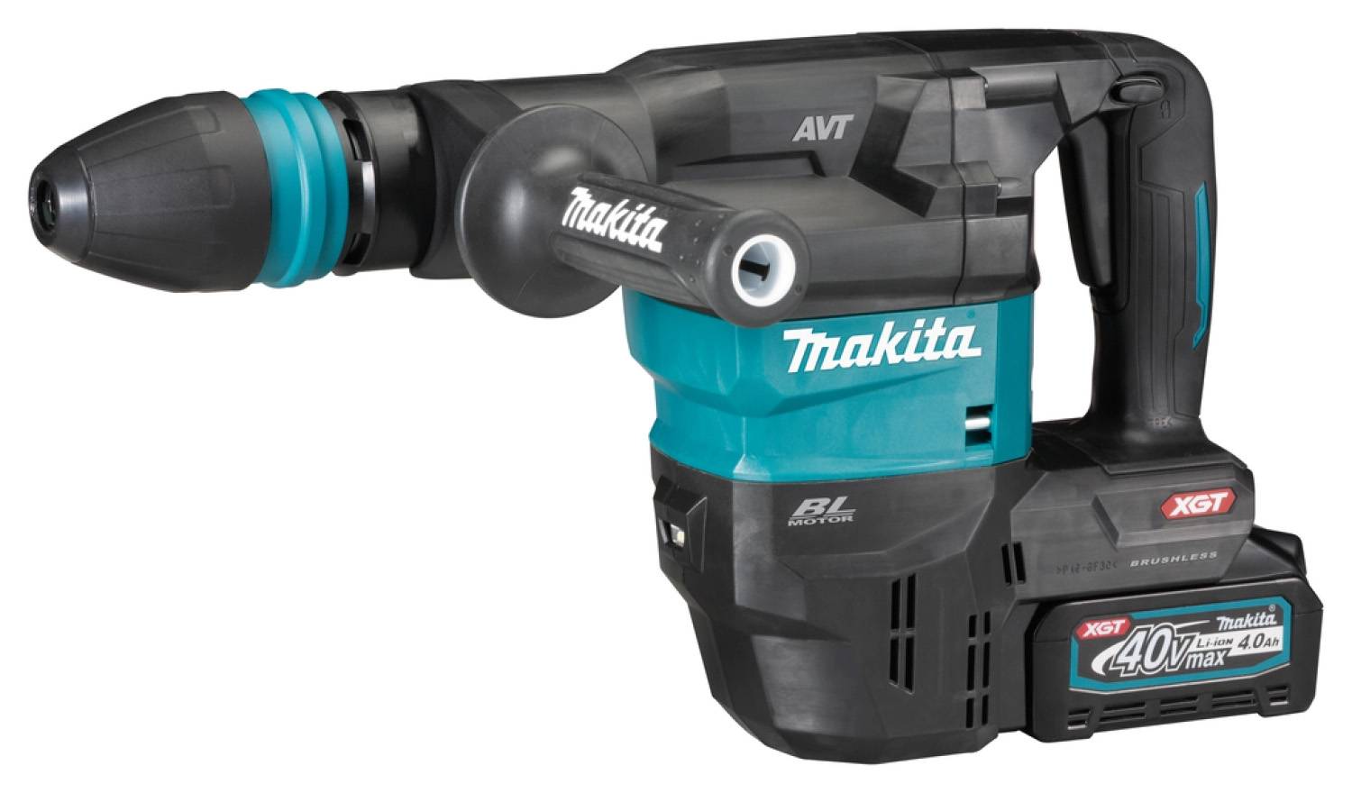 Perforateur-burineur SDS+ 40V Max XGT - MAKITA - avec 2 batteries 40V 4.0Ah - chargeur - Bluetooth - MakPac - DC40RA - HR005GM202 - Image 2