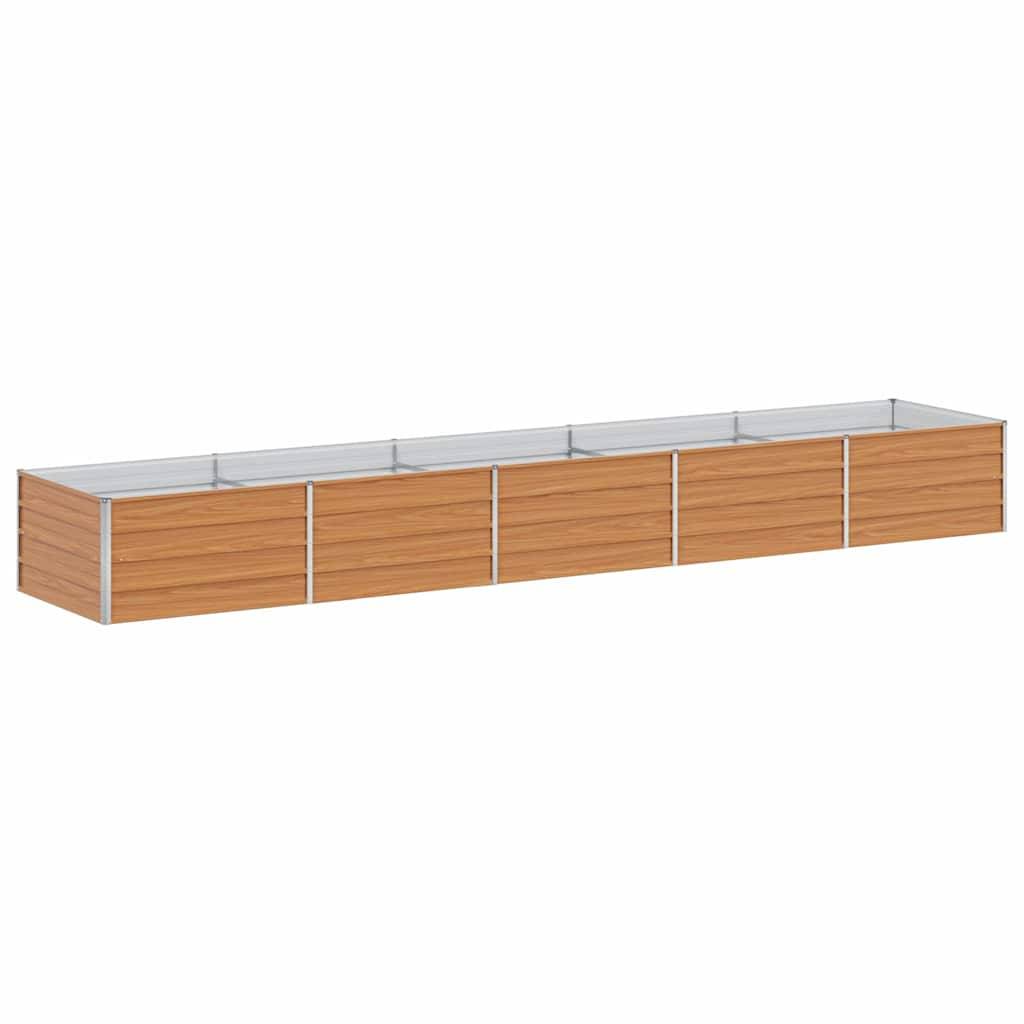Prolenta Premium - Jardinière acier marron  400 x 80 x 45 cm  - Prolenta premium p353.7 - Image 2