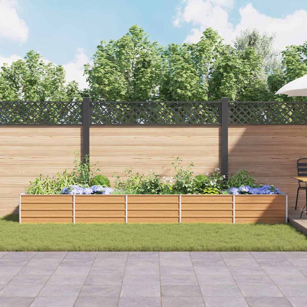 Prolenta Premium - Jardinière acier marron  400 x 80 x 45 cm  - Prolenta premium p353.7 - Image 4