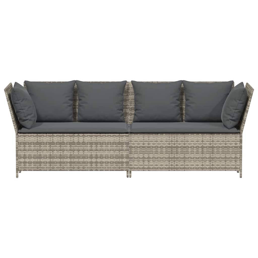 ComfortXL - Canapé Extérieur Confortable Résine Tressée Gris Clair & Cadre Acier pour Salon Jardin Tendance Gris – ComfortXL Outdoor Living - Image 4