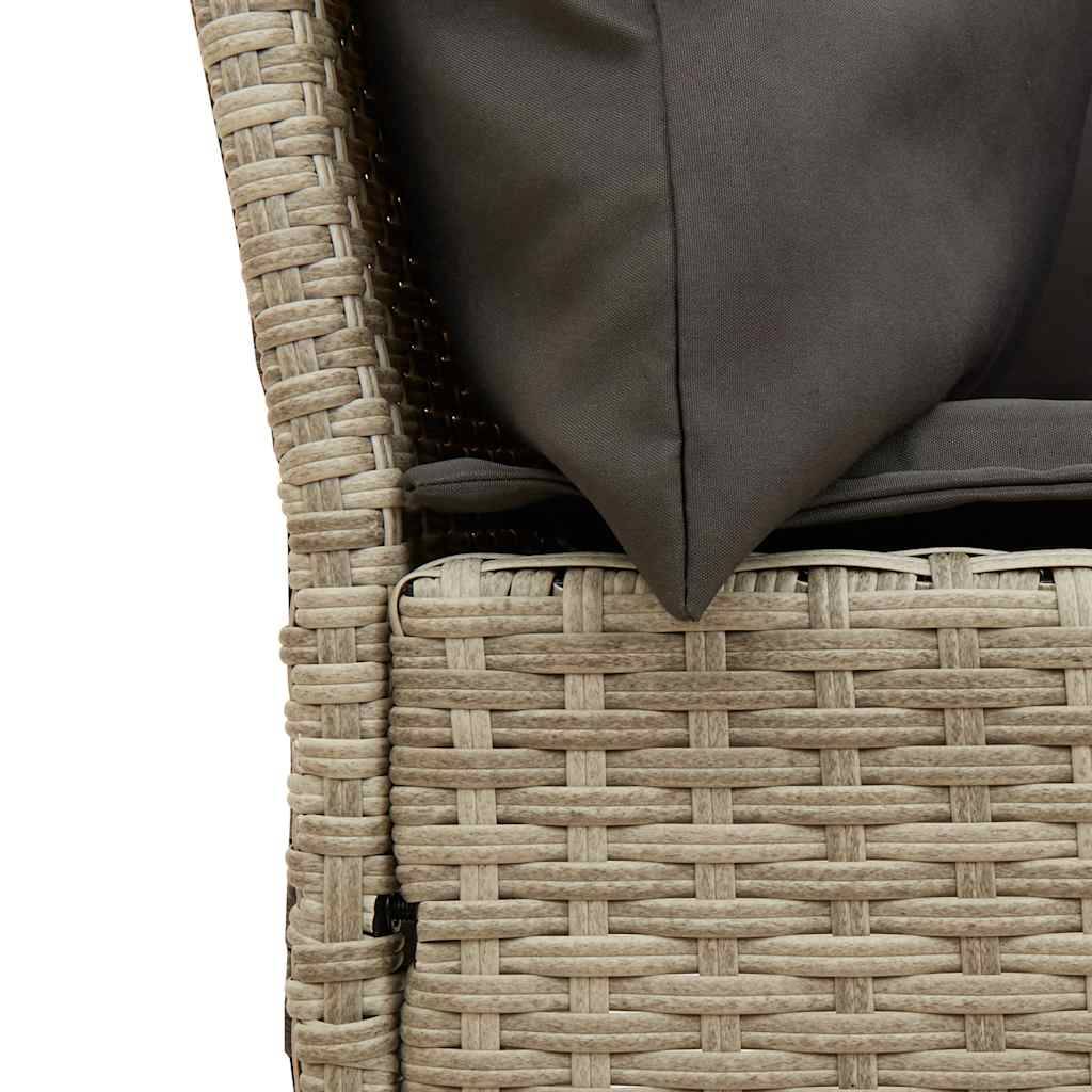 ComfortXL - Canapé Extérieur Confortable Résine Tressée Gris Clair & Cadre Acier pour Salon Jardin Tendance Gris – ComfortXL Outdoor Living - Image 7