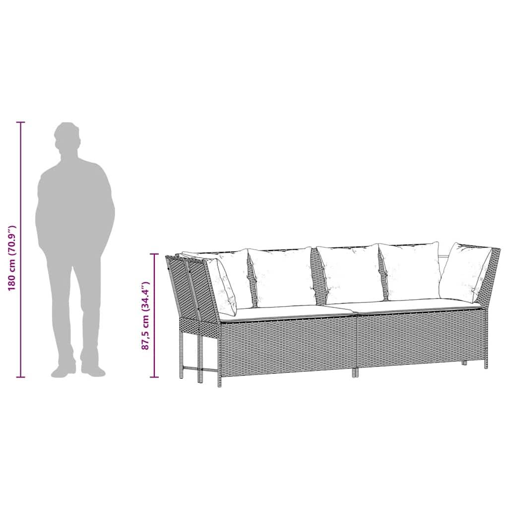 ComfortXL - Canapé Extérieur Confortable Résine Tressée Gris Clair & Cadre Acier pour Salon Jardin Tendance Gris – ComfortXL Outdoor Living - Image 10