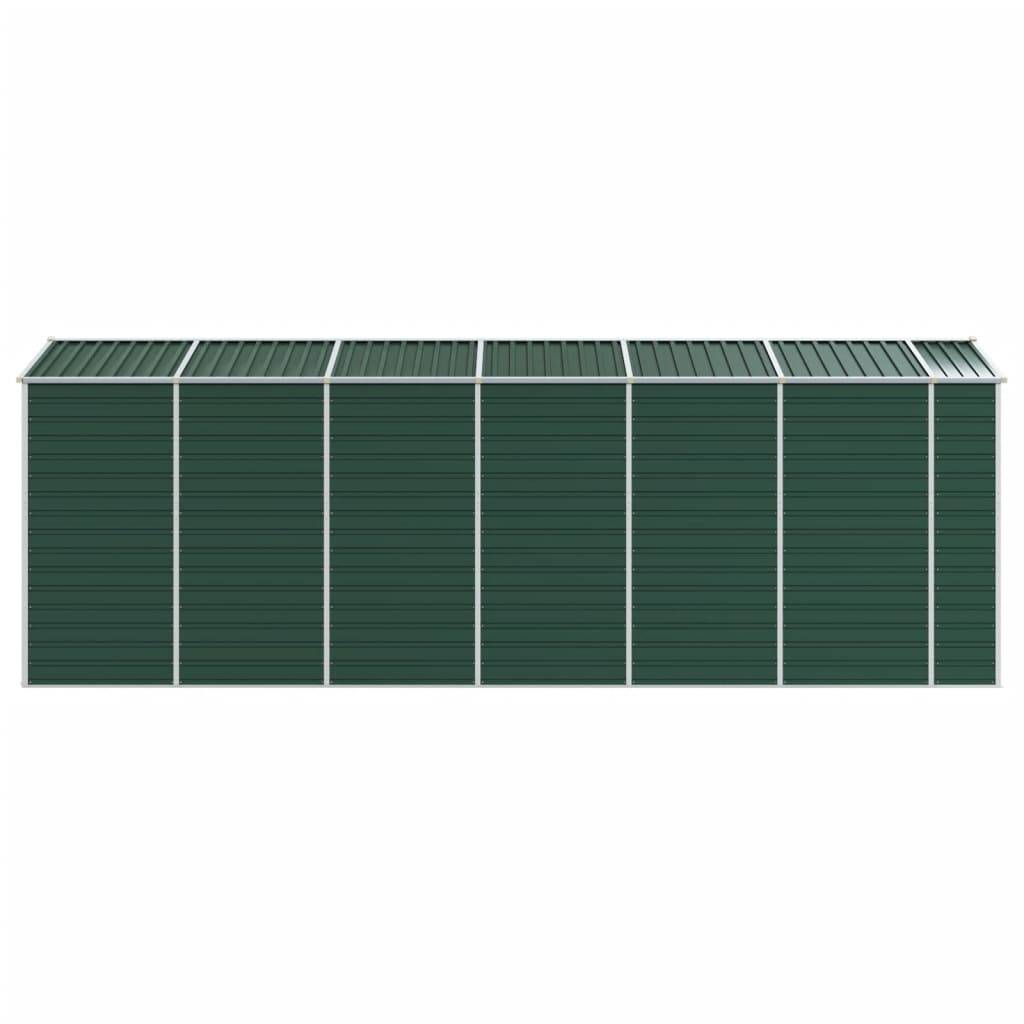 Vidaxl - Abri de jardin vert 191x555x198 cm acier galvanisé vidaXL 3188236 - Image 7