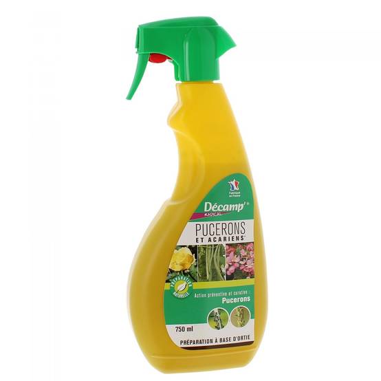 Traitement anti-pucerons et acariens Décamp Radical - pulvérisateur de 750ml