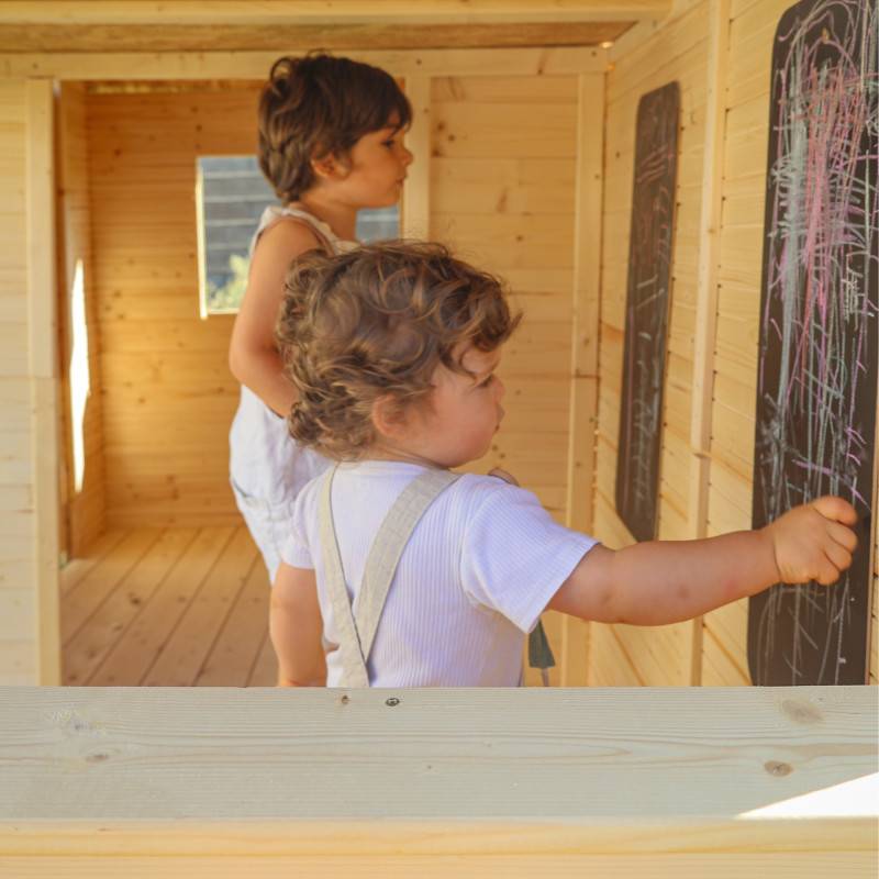 Soulet - Cabane en bois avec préau SARAH - Image 6