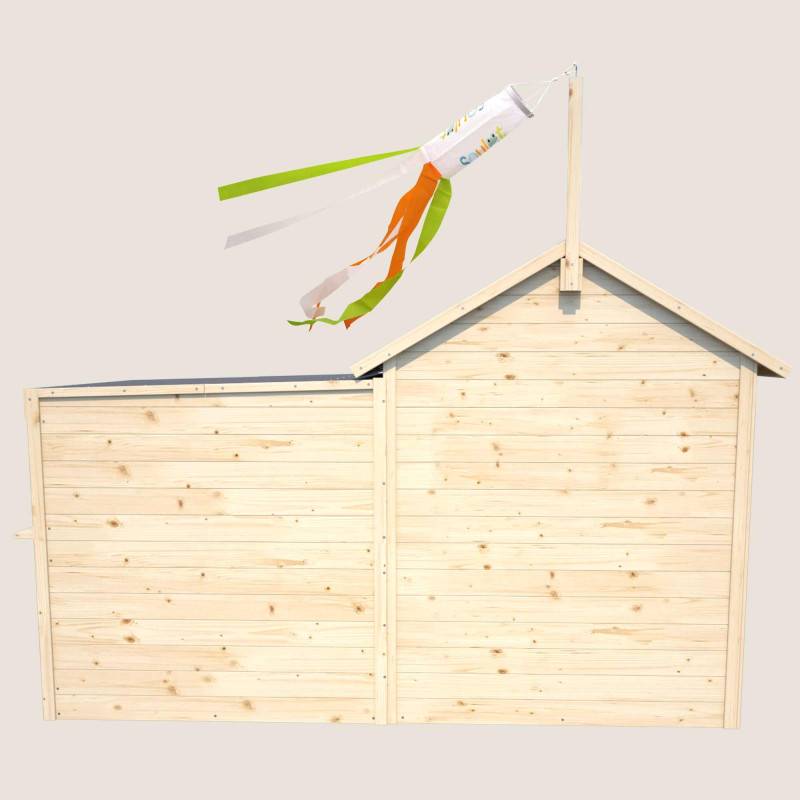 Soulet - Cabane en bois avec préau SARAH - Image 9