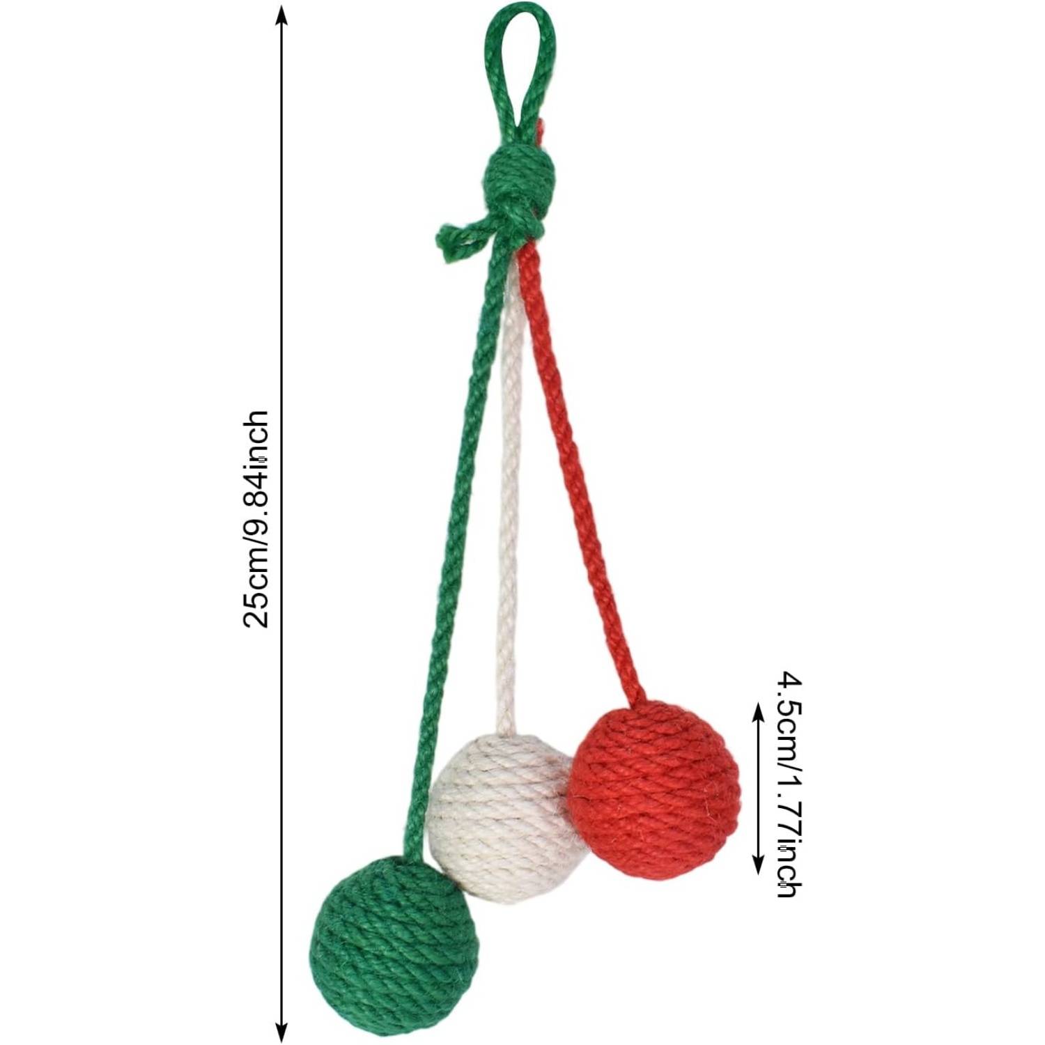 DtopbuyAge - Pelota sisal con campana - Juguete interactivo para gatos DtopbuyAge - Image 2