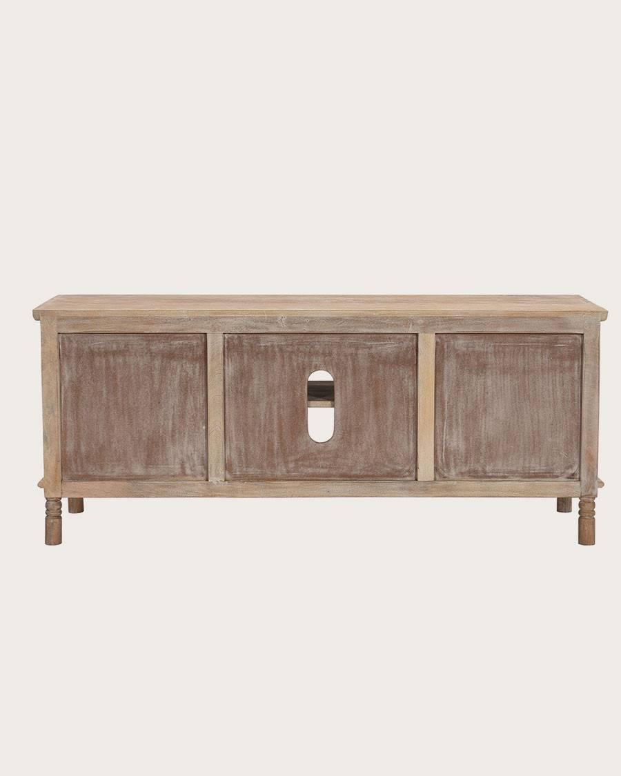 Mala - Meuble  en manguier massif sculpté 140 cm - UNIQKA - Image 7