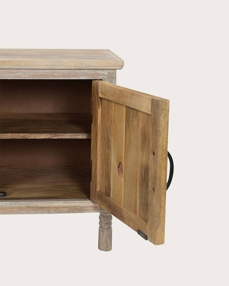 Mala - Meuble  en manguier massif sculpté 140 cm - UNIQKA - Image 6