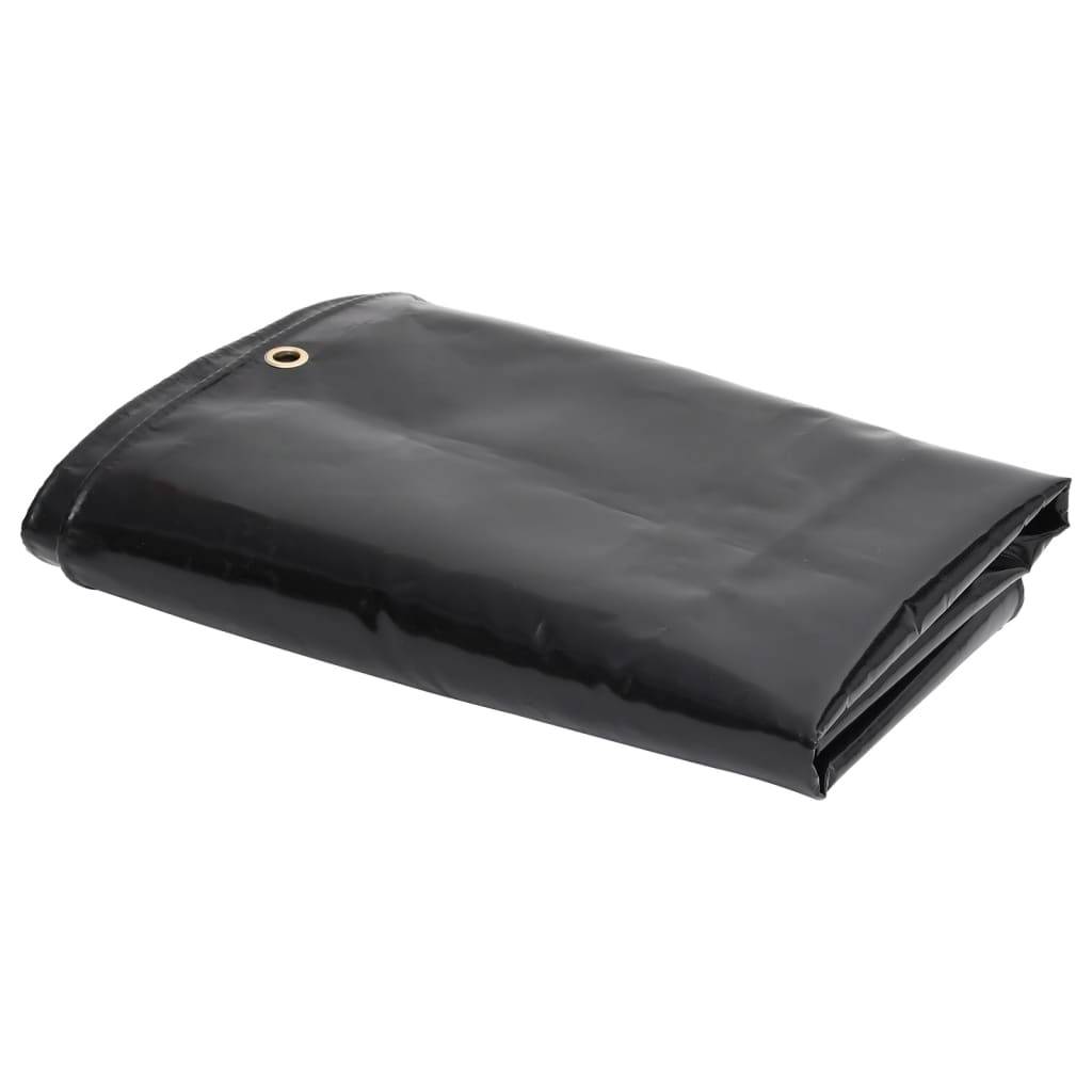 Maison Chic - Bâche de protection | Housse de protection 650 g/m² 1,5x10 m Noir Maison Chic - Image 2