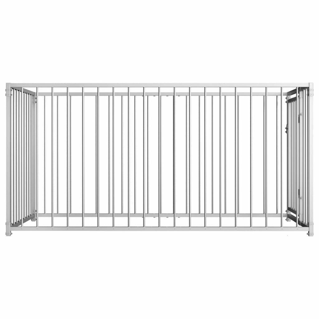 Helloshop26 - Chenil extérieur cage enclos parc animaux chien d'extérieur pour chiens 100 cm - Image 4