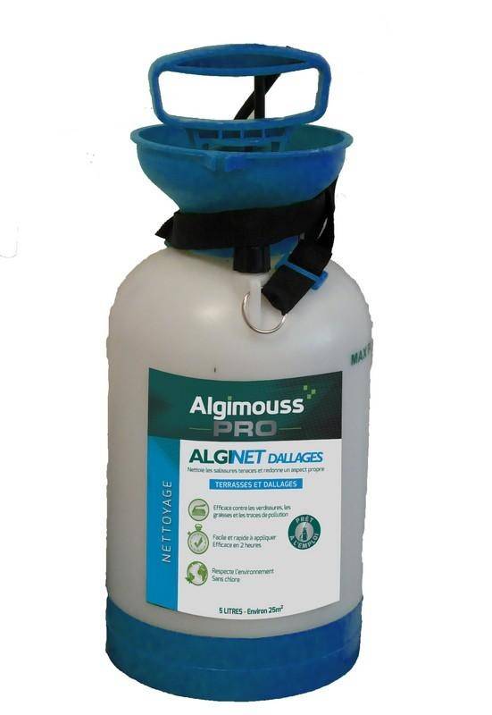 Nettoyant terrasse ALGINET DALLAGES avec pulvérisateur (5 Litres) | 081005 - Algimouss - Image 2
