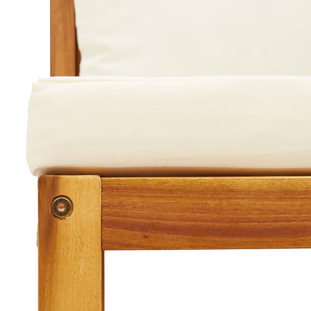 ComfortXL - Salon de Jardin Bas 5 Pièces Bois Acacia Massif et Dossier Rotin Tressé Coussins Épais Brun – ComfortXL Outdoor Living - Image 10