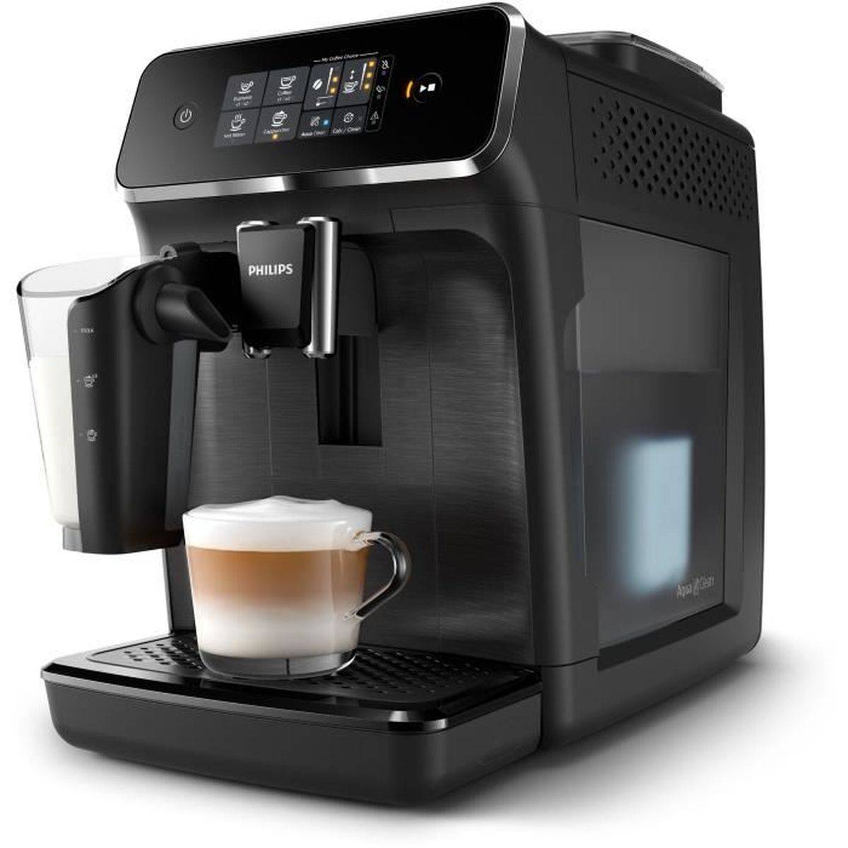 Philips - Machine expresso broyeur céramique EP2230/10, 12 niveaux, LatteGo, écran tactile, noir mat, Philips - Image 1