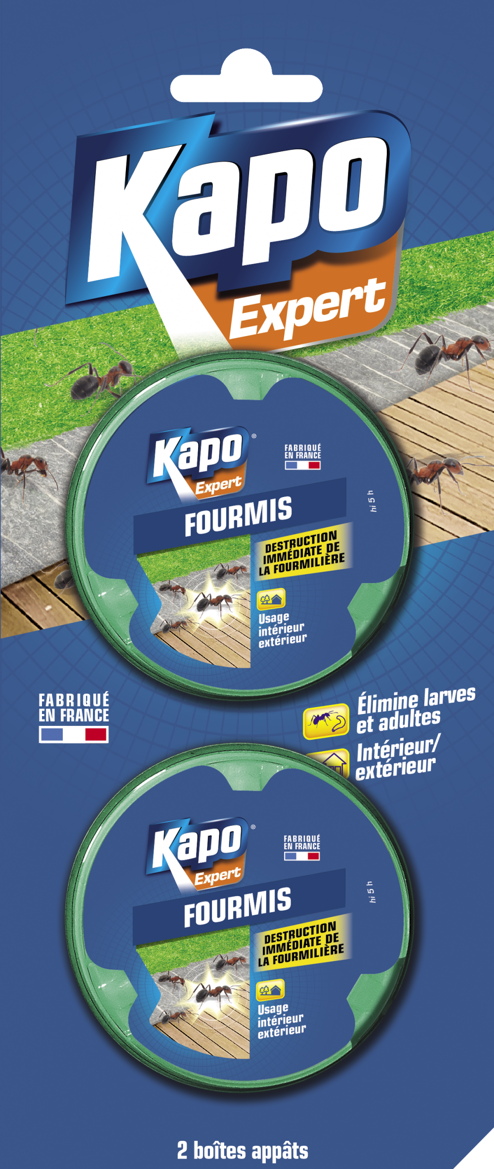 Kapo - Boîte appat formicide KAPO 2x10 grammes KAPO - Image 1